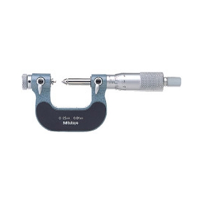 Screw Thread Micrometers - Series 326,126-Interchangeable Anvil-Spindle Tip Type